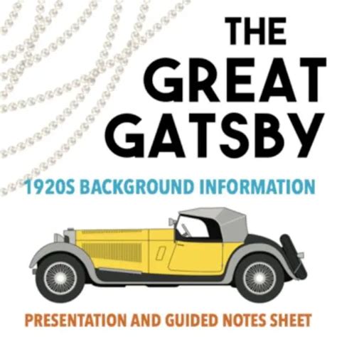 great gatsby background info.